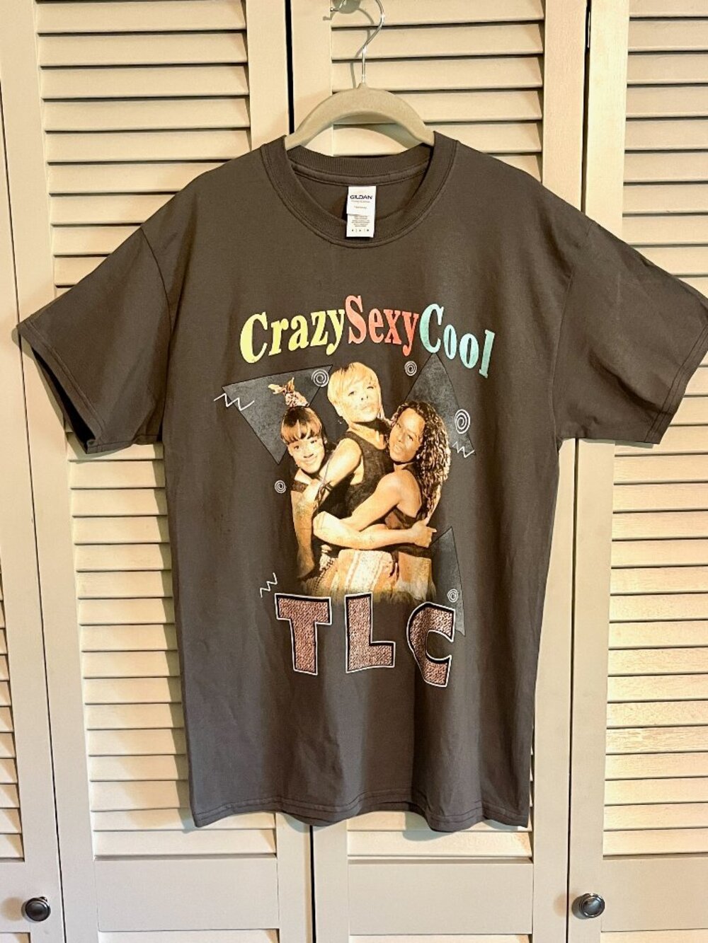 TLC * T-Shirt * Crazy Sexy Cool * 1994 * Unisex Size Medium * Cotton * Gray